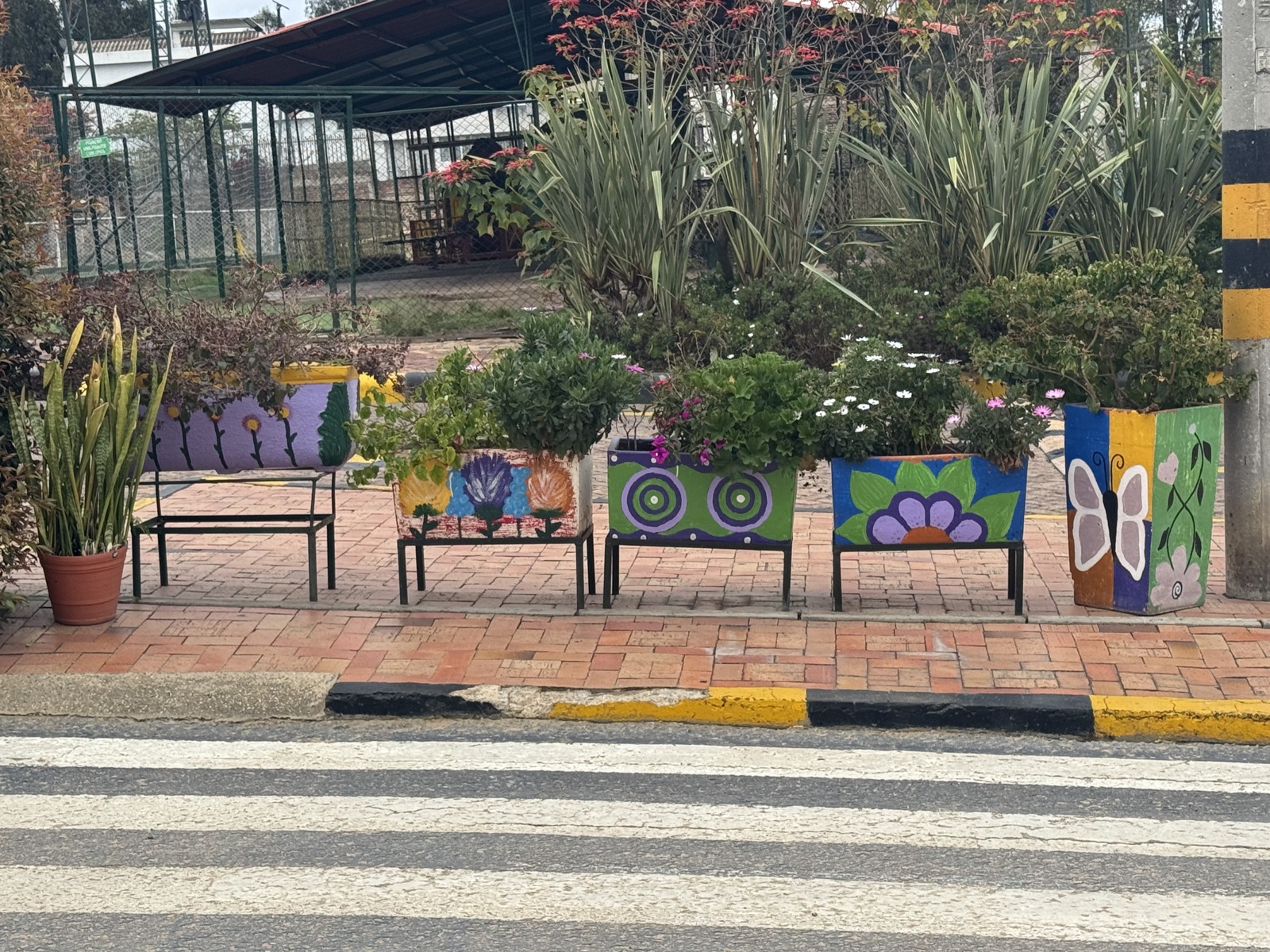 Entrada y jardines