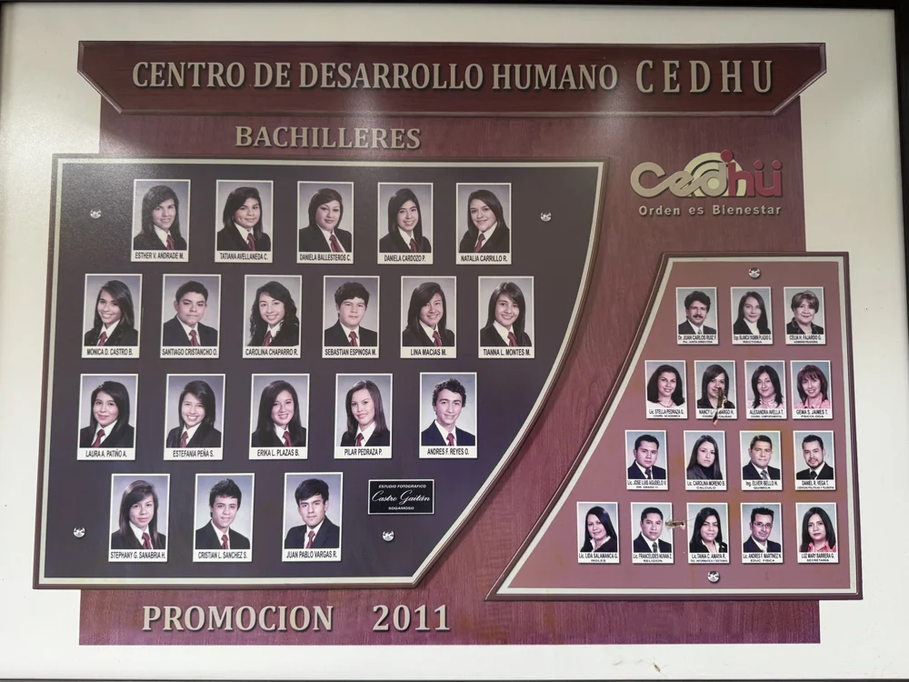 Mosaico de bachilleres del CEDHU · Promoción 2011