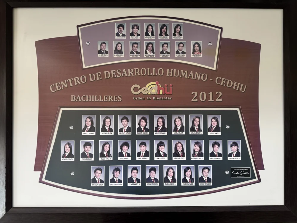 Mosaico de bachilleres del CEDHU · Promoción 2012