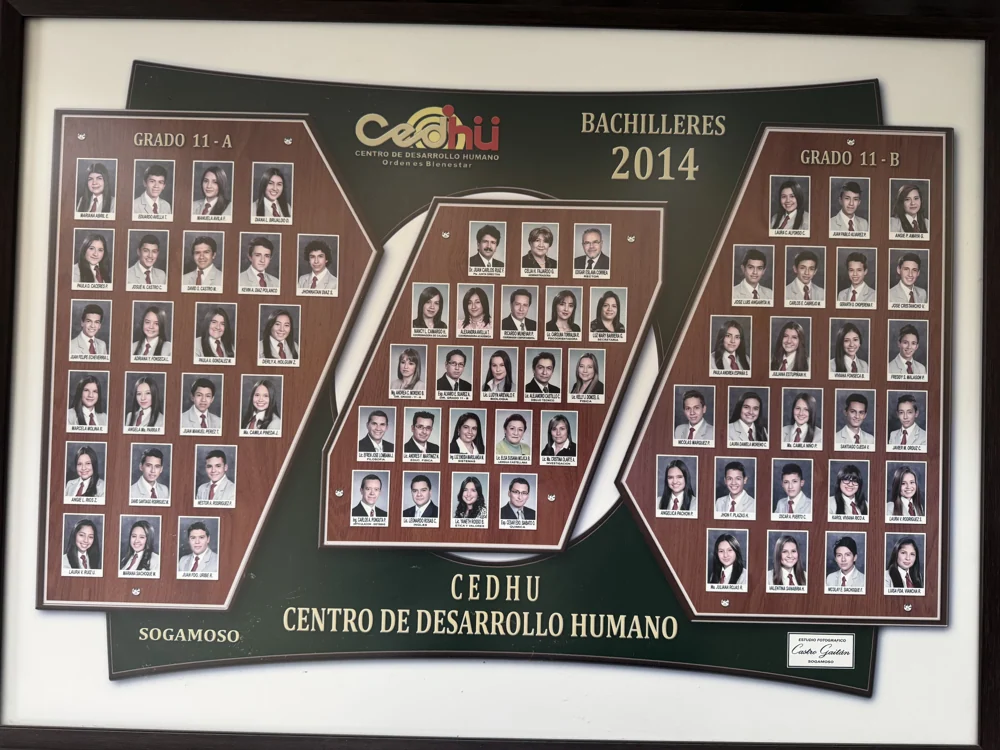 Mosaico de bachilleres del CEDHU · Promoción 2014