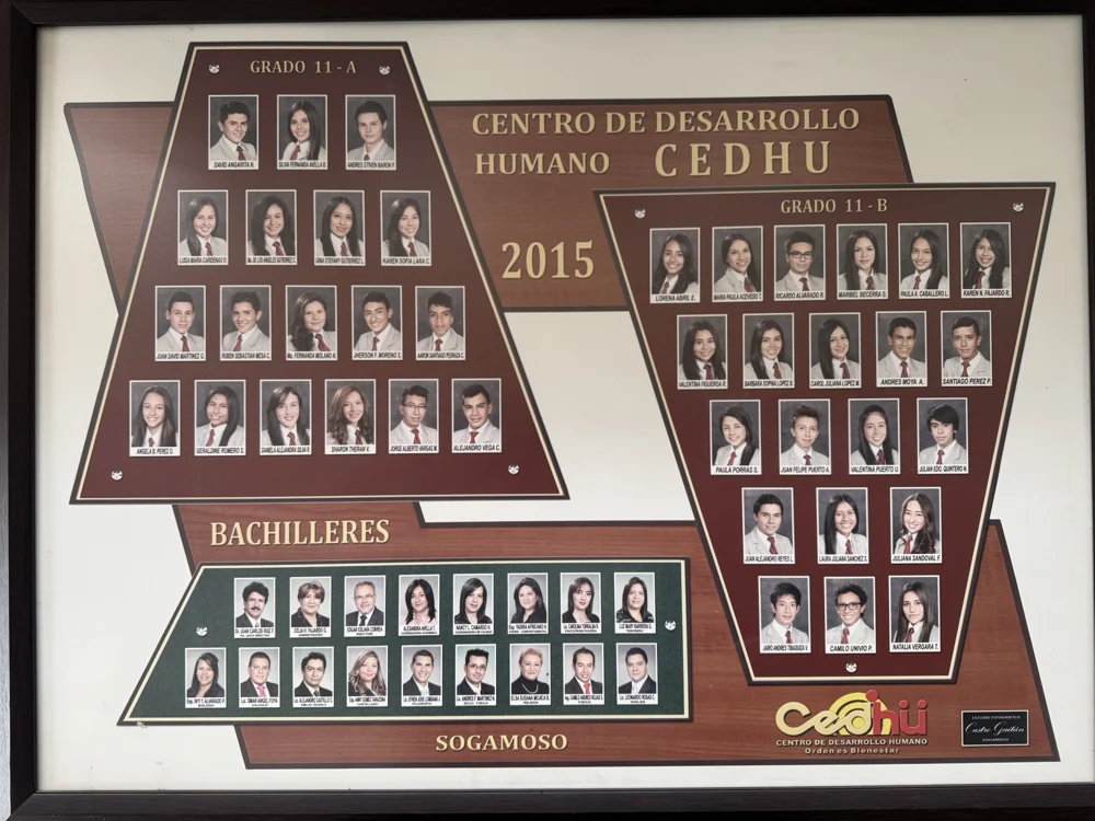 Mosaico de bachilleres del CEDHU · Promoción 2015