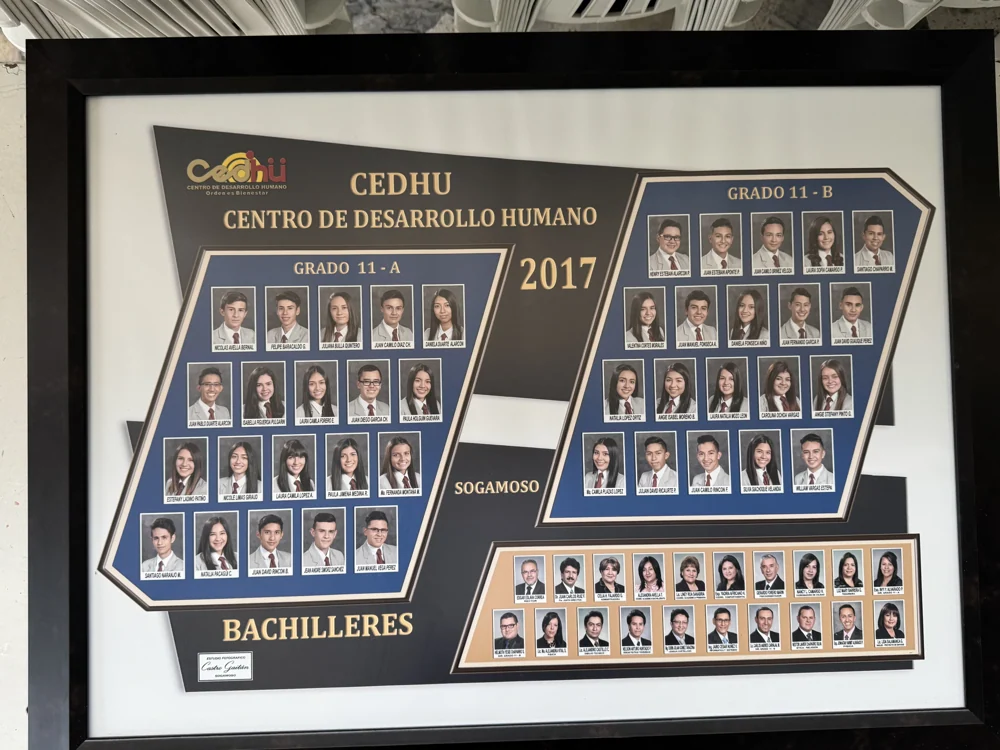 Mosaico de bachilleres del CEDHU · Promoción 2017