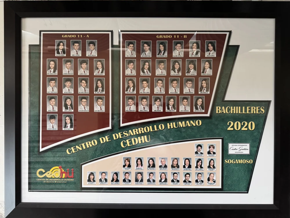 Mosaico de bachilleres del CEDHU · Promoción 2020
