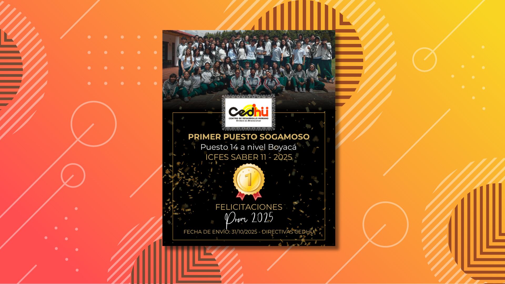 primer puesto prueba saber cedhu 2025