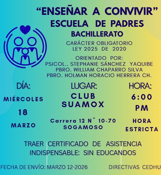 Escuela de padres bachillerato