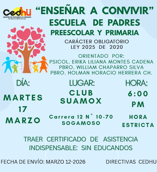 Escuela de padres preescolar y primaria