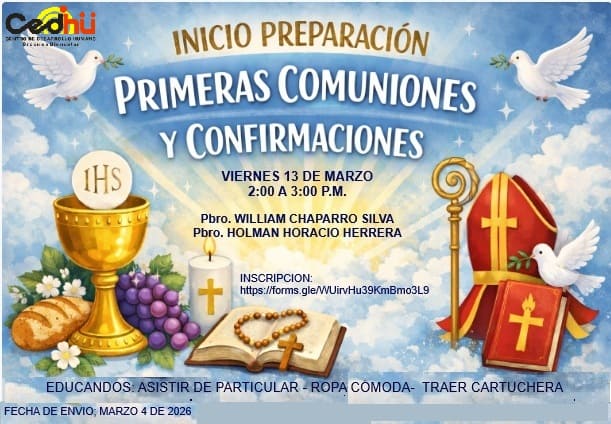 Comuniones y Confirmaciones