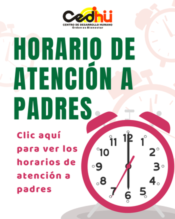 Horario de atención a padres